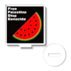 YOKOのFreePalestine StopGenocide Acrylic Stand