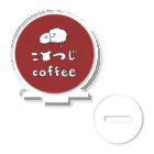 こひつじcoffeeのロゴマーク（ラウンド）/こひつじcoffee Acrylic Stand