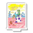 杉山和彦の手描きイラスト　不思議な散歩🌈 Acrylic Stand