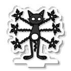NOUMARUのネコ8（黒） アクリルスタンド