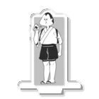 摂氏のおにぎり食べる坊主くん Acrylic Stand