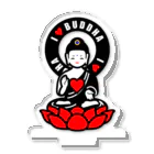 くねくね道のI ♡ BUDDHA Acrylic Stand