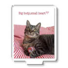 erumaのBig body,small heart Acrylic Stand