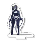 TukaretaINUのバチクソに長いクツをはいたネコ Acrylic Stand