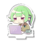 こわざわさんおきばsuzuri店の作業のお供にこわざわさん① #こわざわさんグッズ Acrylic Stand