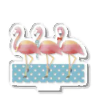 KUMANUMAのDress up flamingos! Acrylic Stand