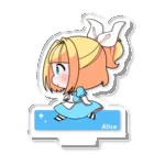 那菜風誌(ﾅﾅﾌｼ)★SDイラストレーターのてくてくアリスちゃん Acrylic Stand