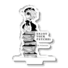 きりもやや👁☔📚のモノクロの積ん読妖精 Acrylic Stand