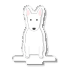 ゆいたっく／犬イラストのミニチュアブルテリア アクリルスタンド