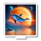 dolphineの宇宙のヒーリングドルフィン アクリルスタンド