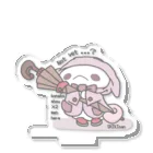 itsuto-こねこしょうしょうめんへらのアクスタ「まだかなあ…」＋くっしょん Acrylic Stand