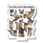 ポンコツ商会のCAT WILL SAVE THE WORLD アクリルスタンド