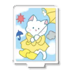 なくも/イラストレーターの気象予報ねこちゃん アクリルスタンド