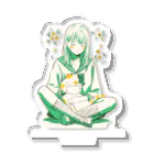 まうさのショップの猫とセーラー服の女の子アクスタ Acrylic Stand