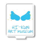 HI-KUN ART MUSEUM　　　　　　　　(ひーくんの美術館)のオリジナルロゴ アクリルスタンド