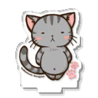 MarchenCatの【くろごま】のほほんネコさん【猫アクリルスタンド】 アクリルスタンド