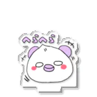 すこし変でもいいじゃない。しろめだものショップのへらへらアクリルスタンド Acrylic Stand