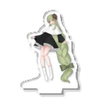 膝肘犬のお店のモニカ Acrylic Stand