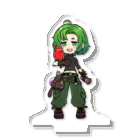 チャノショップの煎茶とチャッキー Acrylic Stand