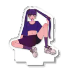 YUMMYのPURPLE ツインテちゃん💜 アクリルスタンド