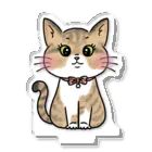 猫好きkikoriのおえかきグッズの【HADUKI】OSUWARI friends Acrylic Stand