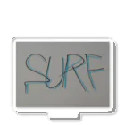 SURF810のSURF 文字(青影) Acrylic Stand