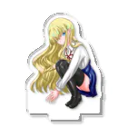 さざなみの庭店の杏杜 しゃがみシリーズ Acrylic Stand