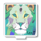 Leo.T Shopのライオンアート　Leo.T アクリルスタンド