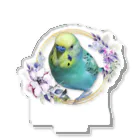 甘えん坊オカメインコのセキセイインコそらまめちゃんシリーズ アクリルスタンド