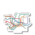 DRIPPEDの東京メトロ路線図-TOKYO METRO-東京地下鉄路線図- Acrylic Stand