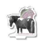 xin_PENTAXの蓮の花の羽を背負った馬 アクリルスタンド