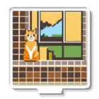 getprizeのドット絵の猫 アクリルスタンド