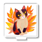 MYST_RIVENの紅葉と三毛猫 アクリルスタンド