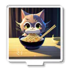 Happy Hub"（ハッピー・ハブ）の子猫もラーメン好き❤️ アクリルスタンド