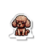 MaKenEekaRaのドット絵トイプードル アクリルスタンド