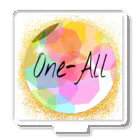 One-AllのOne-All ロゴアイテム Acrylic Stand