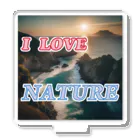 wataru-ingのI LOVE NATURE Acrylic Stand