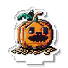 朱音琴音のドット絵のハロウィンかぼちゃのおばけ アクリルスタンド