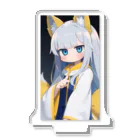 ケモ耳美少女キツネちゃん（AIart）の魅惑的なキツネ姿の美女 Acrylic Stand