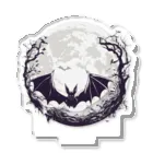HMTの蝙蝠と月「bat and moon」 Acrylic Stand