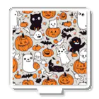 猫猫猫のハロウィン　猫　かぼちゃ Acrylic Stand