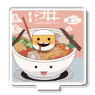 むささび工房のラーメン丸折り紙風 アクリルスタンド