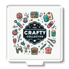 The Crafty CollectiveのThe Crafty Collective のロゴマーク アクリルスタンド