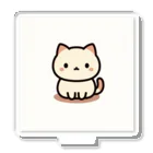 tamの猫のシンプルで可愛いカラーイラスト アクリルスタンド