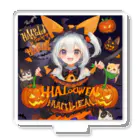 チワワ愛好家ショップのハロウィン・ハウンド・マジック: チワワと魔女のカボチャパーティー！ Acrylic Stand