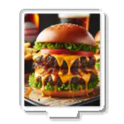 ワンダーワールド・ワンストップのリアルジューシーなハンバーガー Acrylic Stand