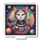 猫雑貨屋　ねこまろのにゃんこ宇宙の彼方へ Acrylic Stand