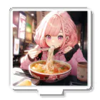 ぶーたんのラーメンをたべる女の子 Acrylic Stand