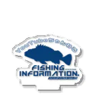 Fishing Information.（フィッシング インフォメーション）　　　　公式ロゴショップのFishing Information.（フィッシングインフォメーション）ユーチューブロゴ2 Acrylic Stand