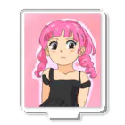 ワンダーワールド・ワンストップのピンク髪の少女 Acrylic Stand